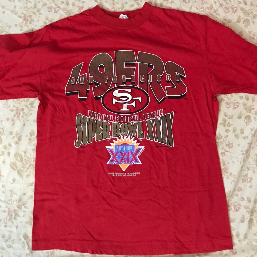San Francisco 49ers super bowl tee 1995